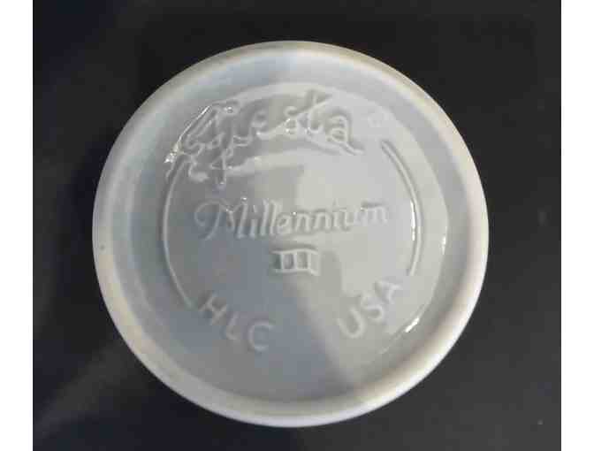 Homer Laughlin Fiesta Pearl Gray Millenium III Vase