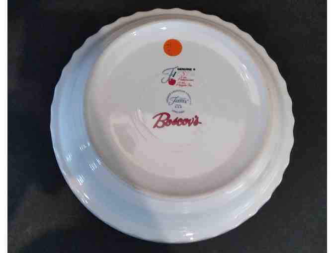 Homer Laughlin Fiesta White American Pie Plate, Boscov