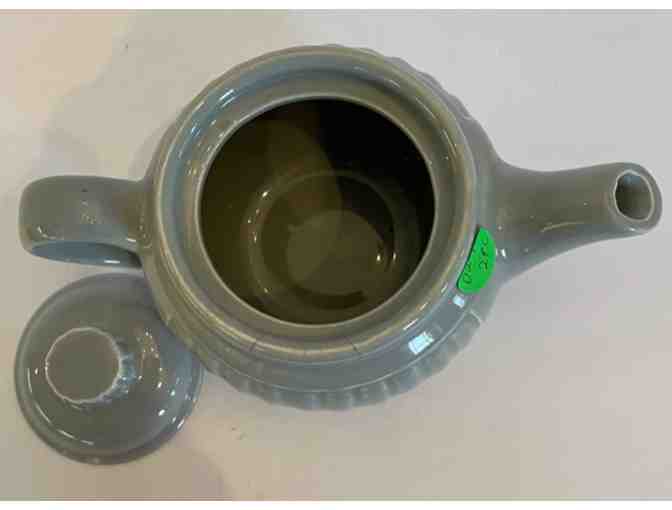 Hall China McCormick Ribbed Teapot Gray