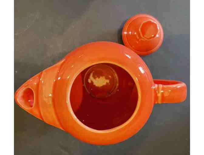 Homer Laughlin Persimmon F-114 Covered Coffee Server