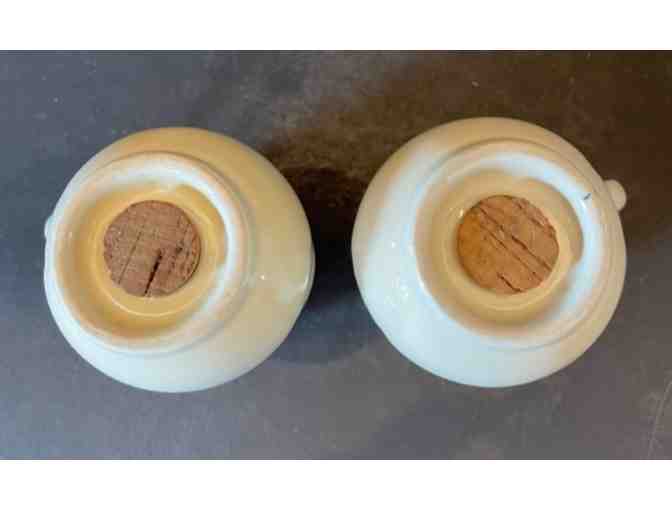 Hall China Autumn Leaf Salt & Pepper Shakers