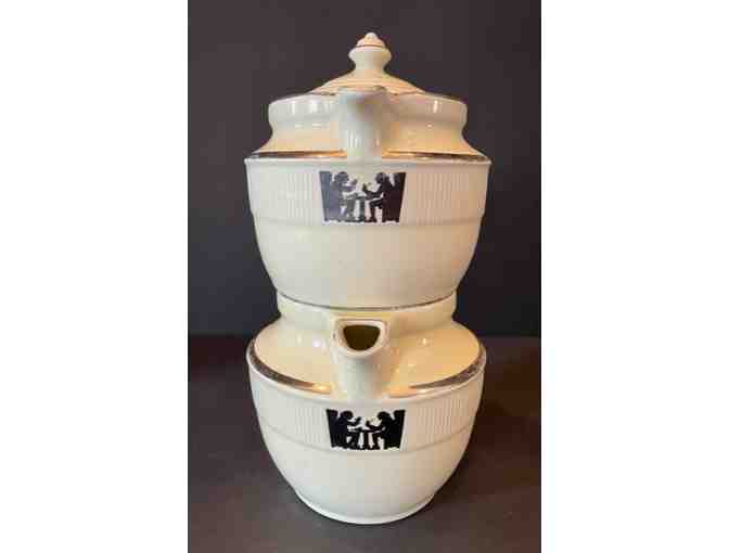 Hall China Silhouette Medallion Drip Coffee Pot Set