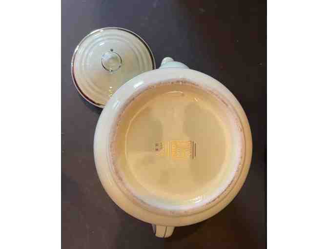 Hall China Silhouette Medallion Large Teapot