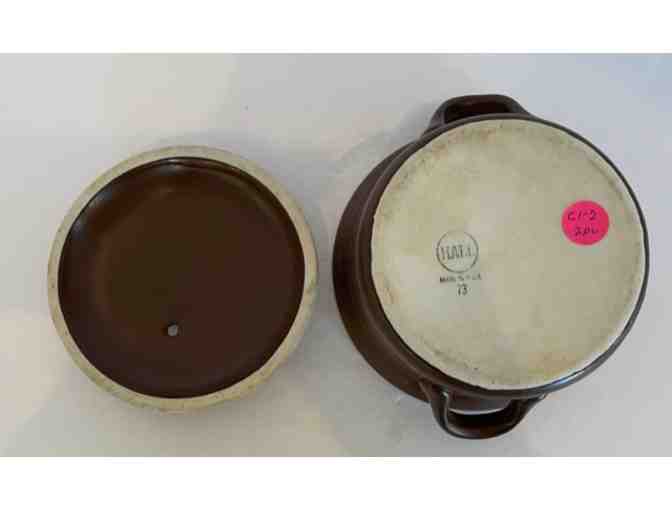 Hall China Casserole Weather Oak w/Lid
