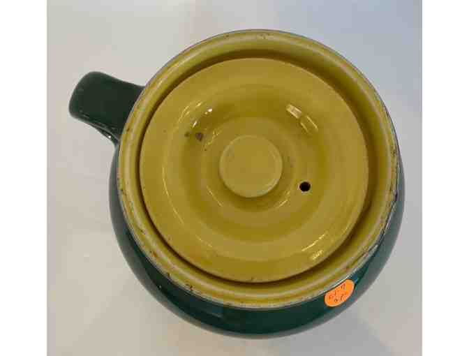 Hall China One Handle 2 Tone Bean Pot