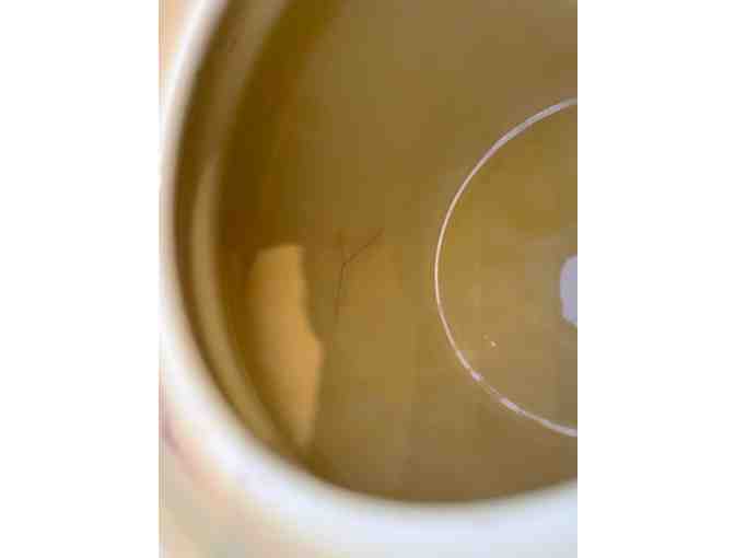 Hall China One Handle 2 Tone Bean Pot