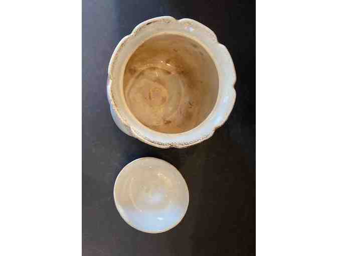 Knowles Taylor & Knowles KT&K Cracker Jar and Lid with Flowers