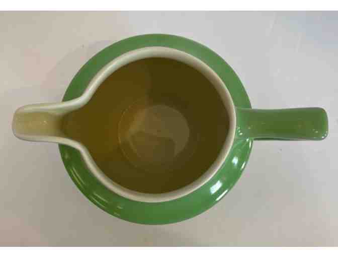 Hall China Medallion Jug in Lettuce Green