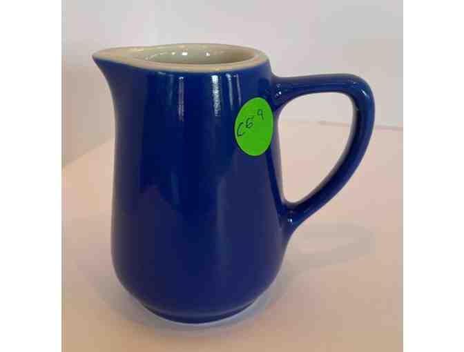Hall China Blue Pitcher