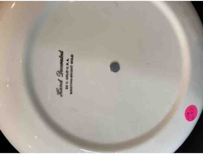 ACME China Weeping Gold 2 Tier Serving Tray