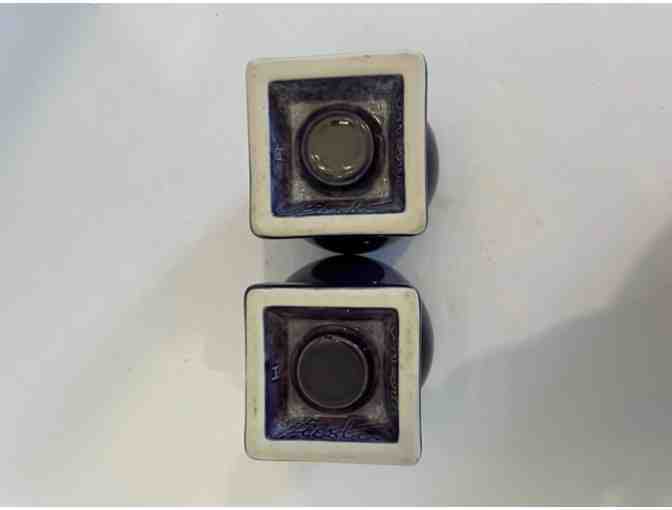 Homer Laughlin Fiesta Plum Round Candle Holders 2 pc.