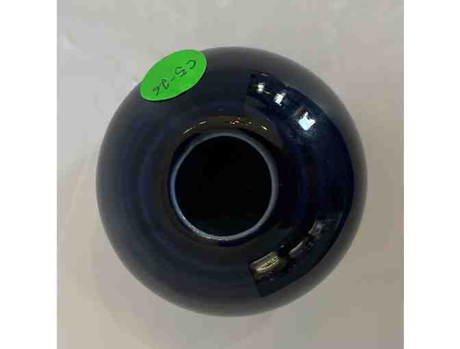 Homer Laughlin Fiesta East Liverpool Colbalt Blue Round Candle Holder