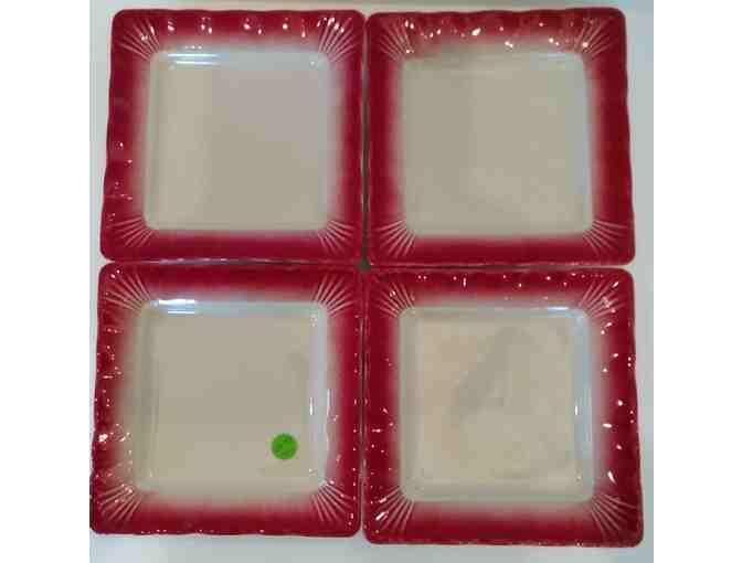 Hall China Square Plate Set