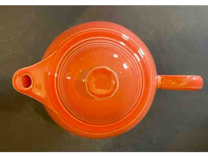 Homer Laughlin Fiesta Persimmon Teapot w/Lid