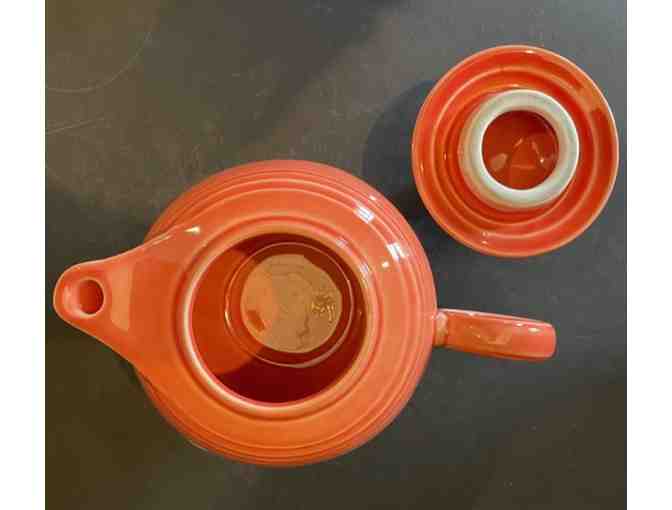 Homer Laughlin Fiesta Persimmon Teapot w/Lid