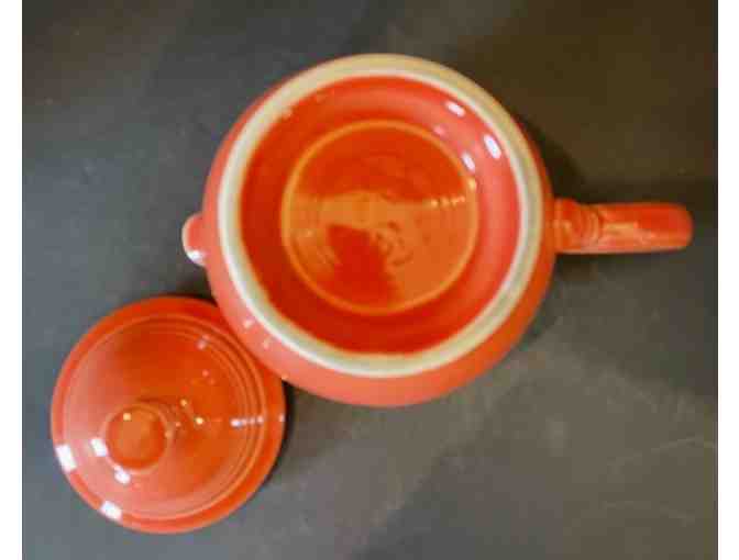 Homer Laughlin Fiesta Persimmon Teapot w/Lid