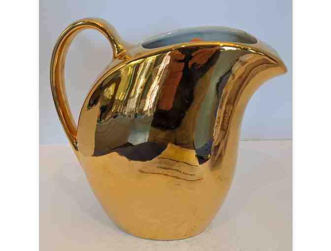 Hall China 2633 Golden Glo Pitcher, 8.5' Tall