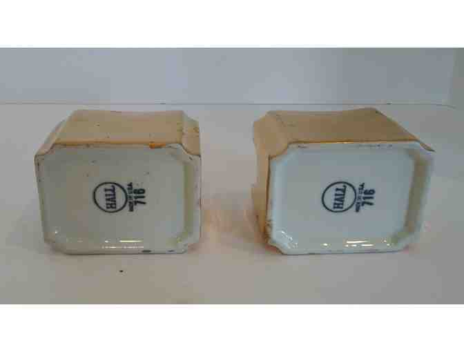 Hall China Golden Glo 716 Sugar Packet Holders 2 pcs