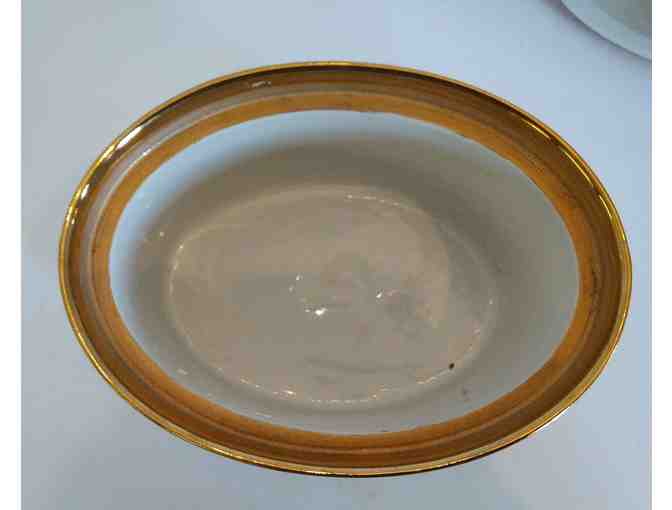 Hall China Ovenproof Golden Glo Bird Casserole