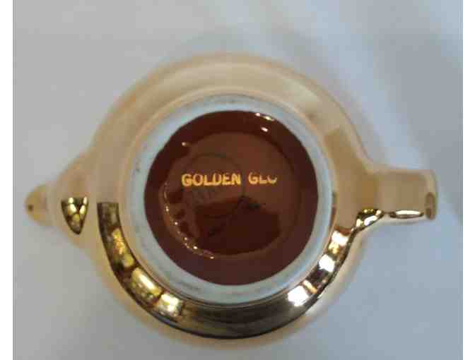 Hall China Golden Glo Small Teapot w/Lid