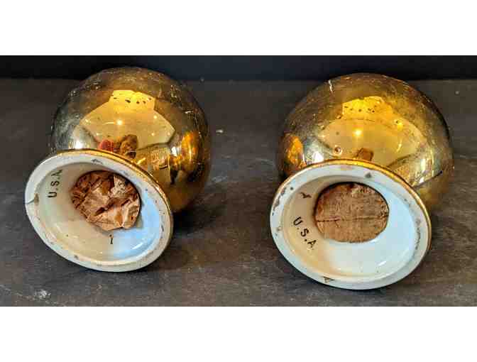 Hall China Golden Glo Salt & Pepper Shaker Set