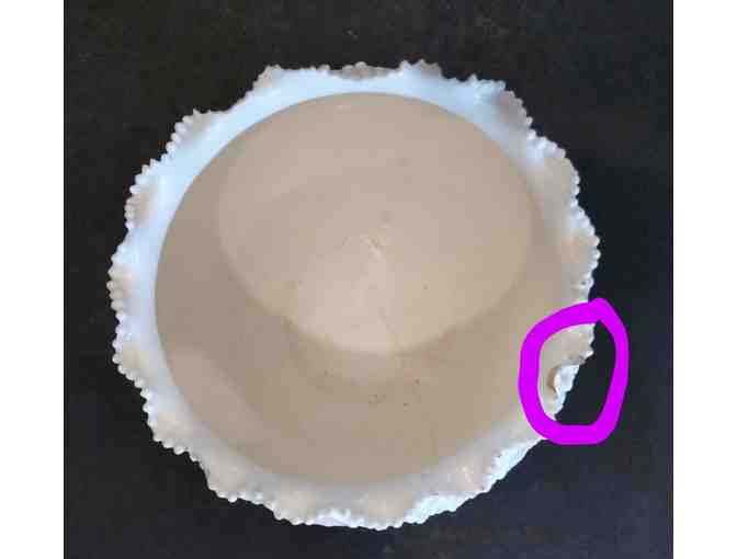 Lotus Ware by Knowles Taylor Knowles White Bowl, 5' Diameter