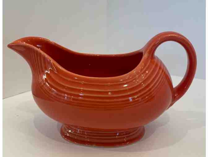 Homer Laughlin Fiesta Gravy Boat Persimmon