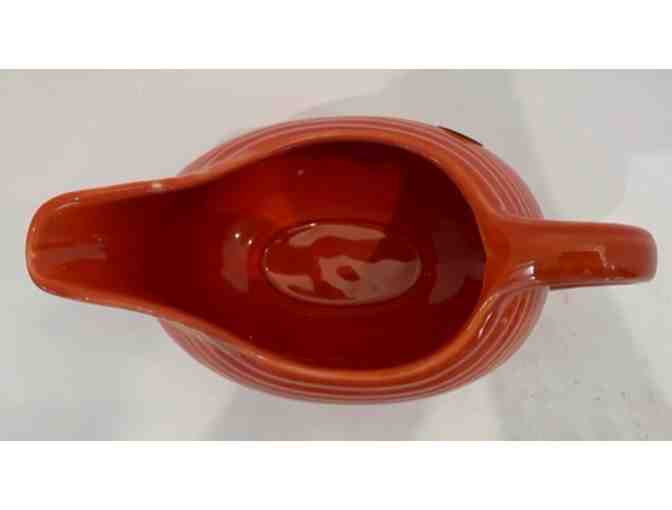 Homer Laughlin Fiesta Gravy Boat Persimmon