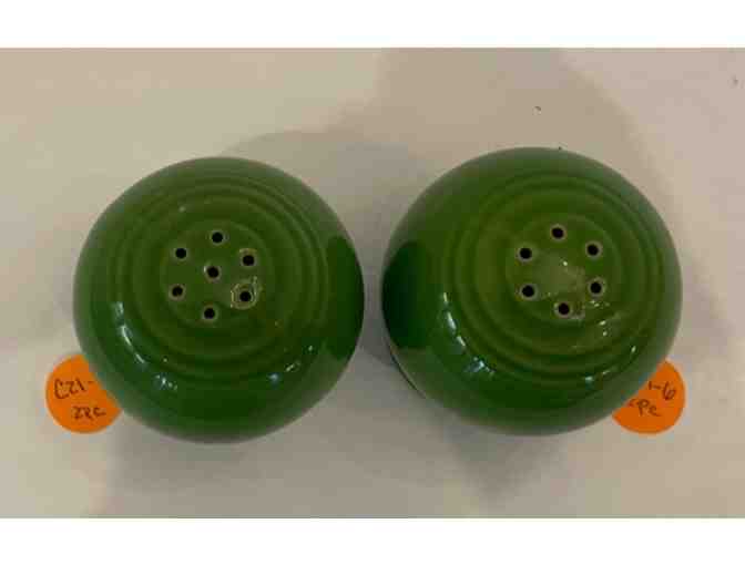 Homer Laughlin Fiesta Salt & Pepper Shakers Shamrock