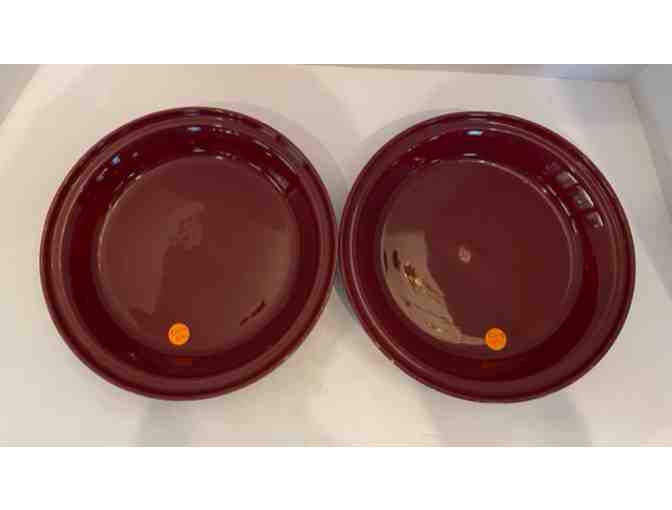Homer Laughlin Fiesta Pie Plate Cinnabar (2 pcs,)