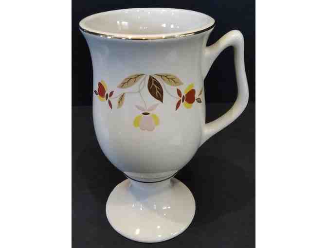 Hall China Irish Coffee Autumn Leaf set of 4