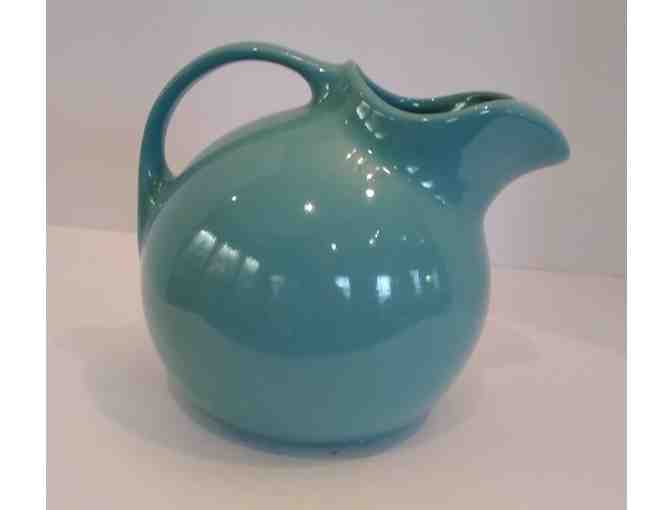 Hall China Ball Jug Aqua