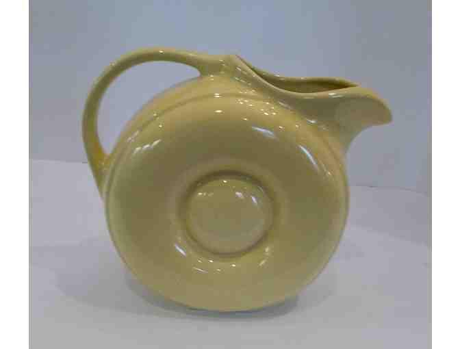 Hall China Canary Donut Pitcher