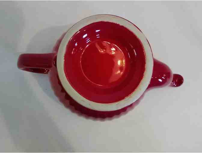 Hall China Los Angeles Teapot Red with Lid