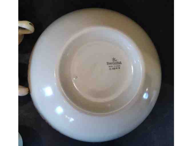 Homer Laughin Tom & Jerry Cups & Bowl