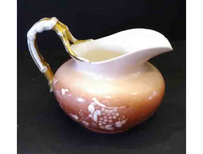 Lotus Ware by Knowles Taylor Knowles Orange Pitcher