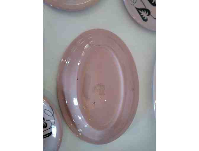 Sterling China Russel Wright Vines & Pink Assortment