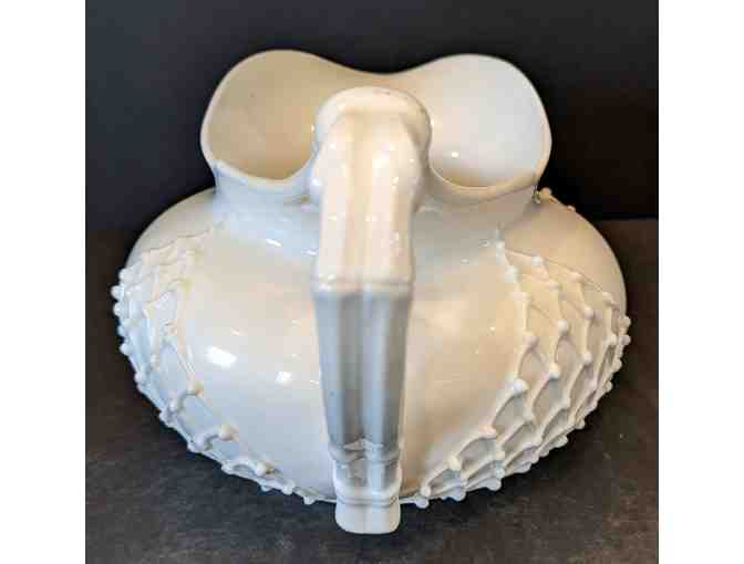 Lotus Ware by Knowles Taylor Knowles Pitcher with Lace