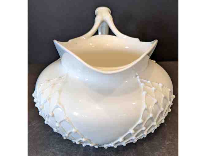 Lotus Ware by Knowles Taylor Knowles Pitcher with Lace