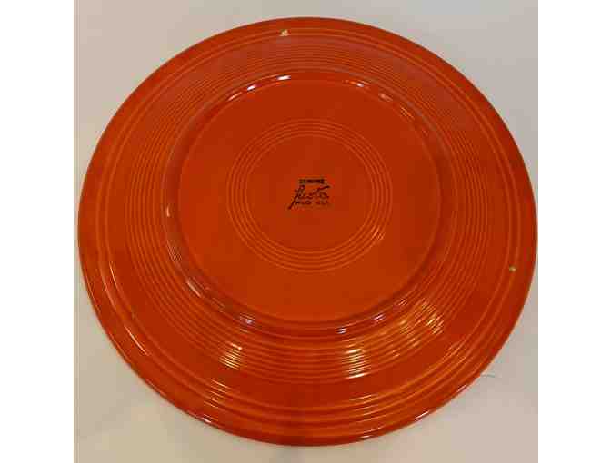 Homer Laughlin Fiesta Vintage Original Red Chop Plate