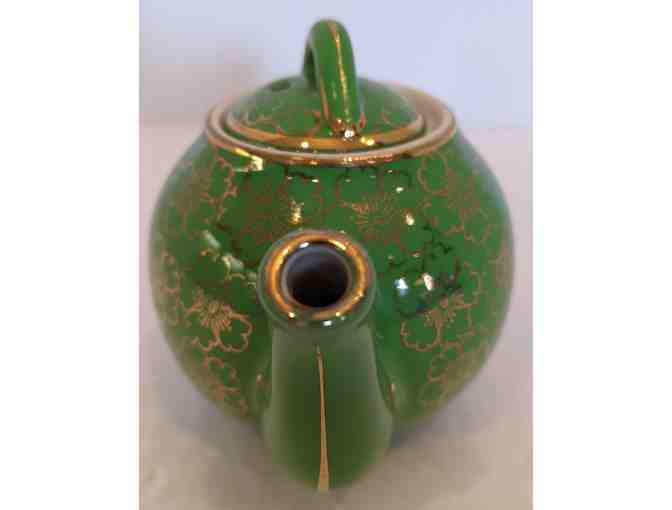 Hall China French Flower Mine Teapot with Lid