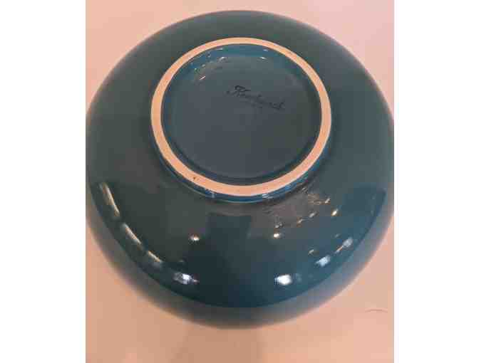 Kenilworth Salad Bowl, Turquoise, 10-1/4' Diameter x 3-1/2' Tall