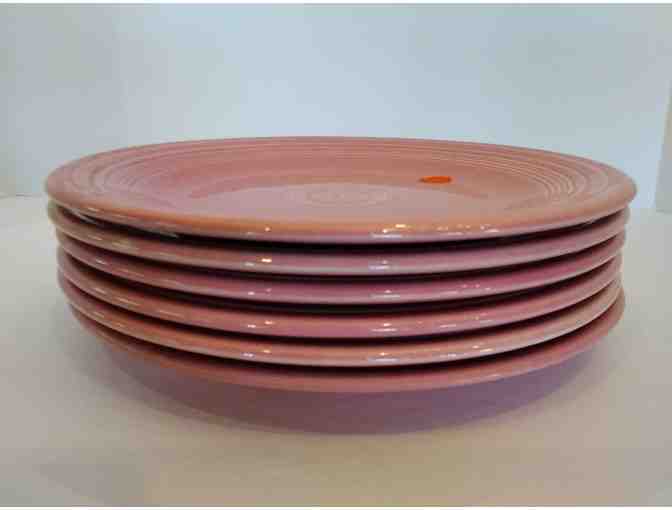 Homer Laughlin Fiesta Dinner Plate Rose 6 pc.