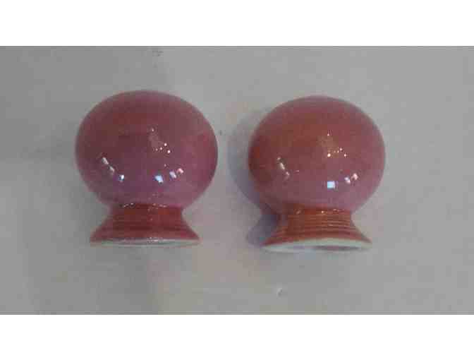 Homer Laughlin Fiesta Rose Salt & Pepper Shakers