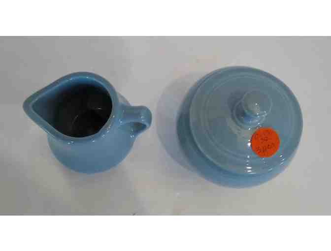 Homer Laughlin Fiesta Cream & Sugar Periwinkle