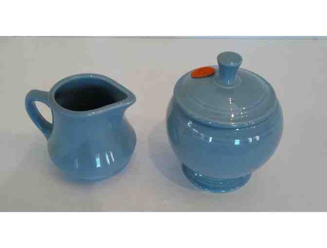 Homer Laughlin Fiesta Cream & Sugar Periwinkle