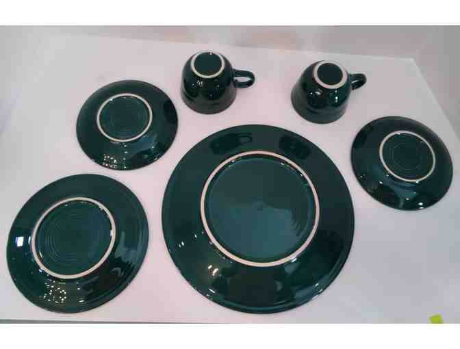 Fiesta Juniper Place Setting & Extra Cup/Saucer