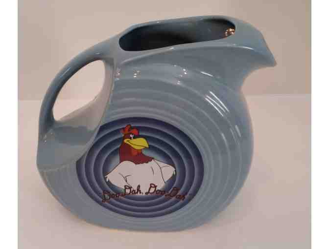 Fiesta Periwinkle Bugs Bunny Large Disk Pitcher