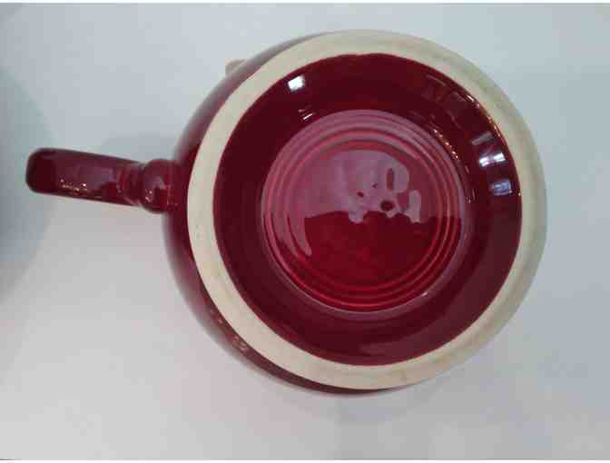 Fiesta Cinnabar Covered Teapot & Carafe Pitcher