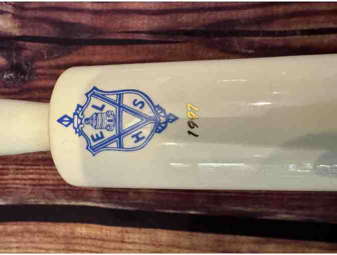 Pioneer Pottery ELHS Blue Flowers Rolling Pin 1997